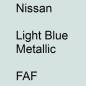 Preview: Nissan, Light Blue Metallic, FAF.